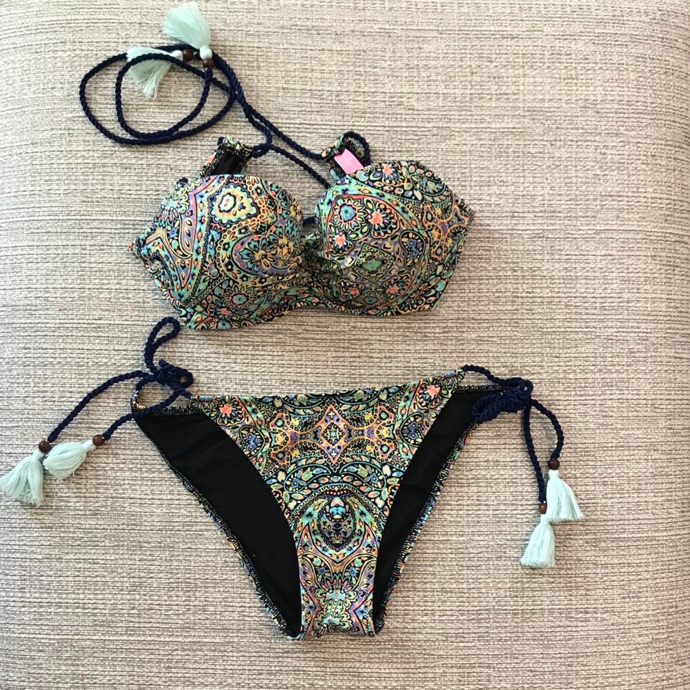 Mosaic Garden Bikini Set Victoria’s Secret